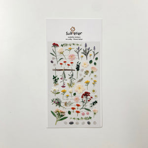 Suatelier stickers - Flower letter