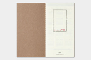 2025 - Traveler's Notebook (TRC) Weekly Vertical Diary (Regular size)