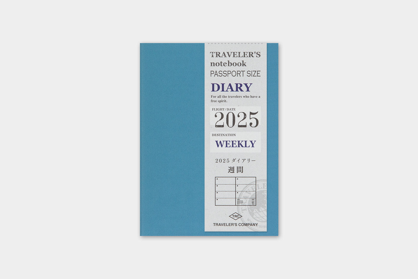 2025 Traveler's Notebook (TRC) Weekly Diary refill (Passport Size) PREORDER