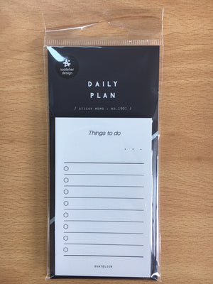 Suatelier sticky memo - Daily plan. 01 / 1901