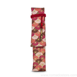 Kyoku Haku Japanese style flower single pen case (4 colours)