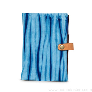 Kyoku Haku indigo dyed pen case (7 pens, 4 patterns)