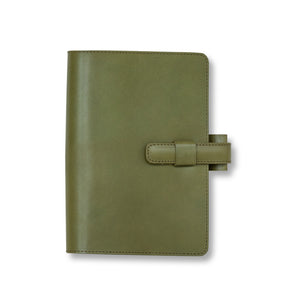 Ateliers Phileas Yokohama Leather B6 Notebook Cover (blue, green)