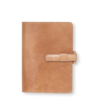 Ateliers Phileas Yokohama Shell Cordovan B6 Notebook Cover (natural, burgundy, olive, blue)