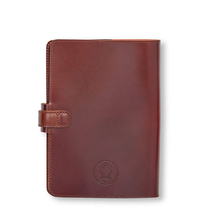 Ateliers Phileas Yokohama Shell Cordovan B6 Notebook Cover (natural, burgundy, olive, blue)