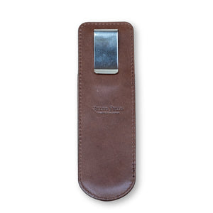 Ateliers Phileas Kumano Leather Pen Holster (dark brown/single)