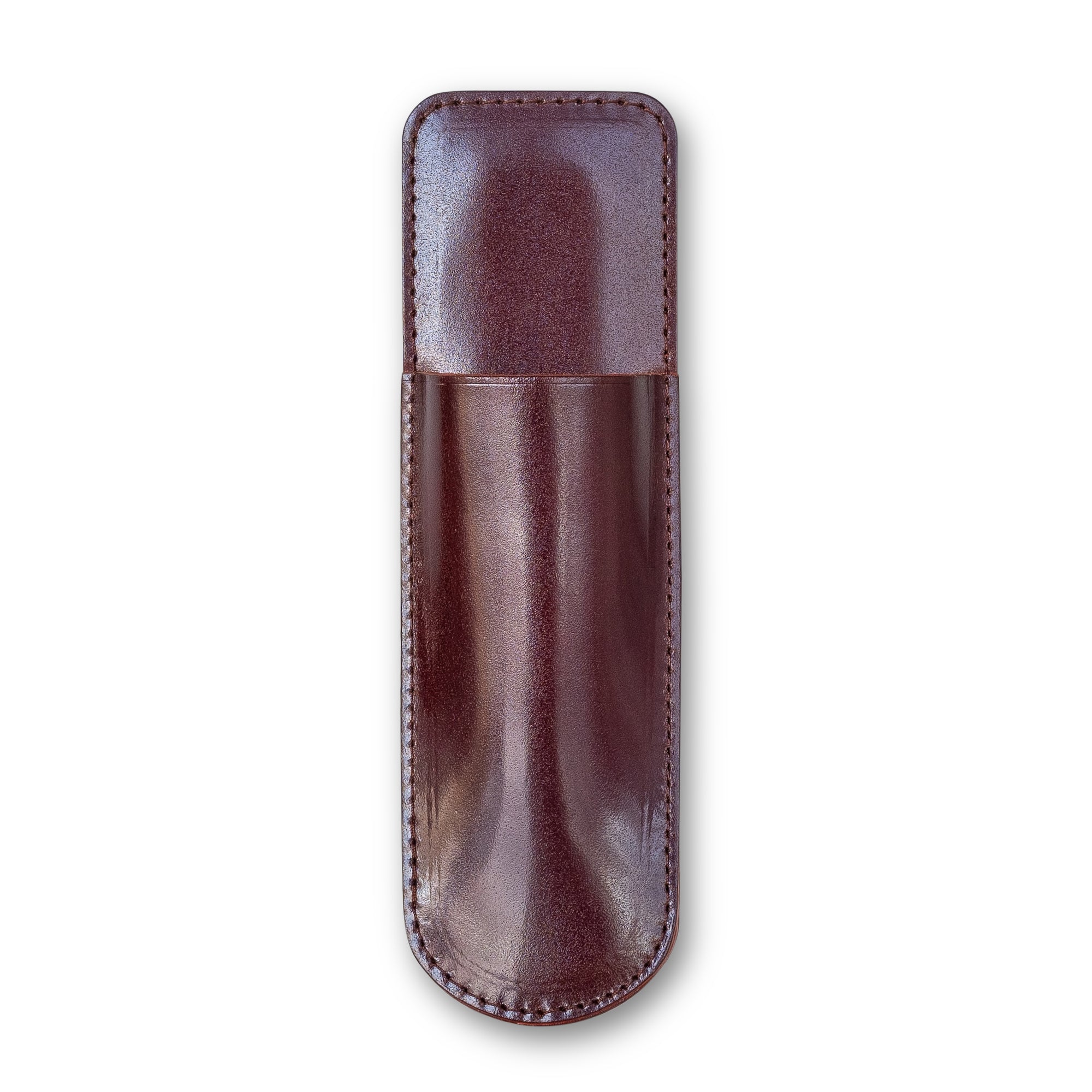 Ateliers Phileas Cordovan Kumano Pen Holster (burgundy/single)