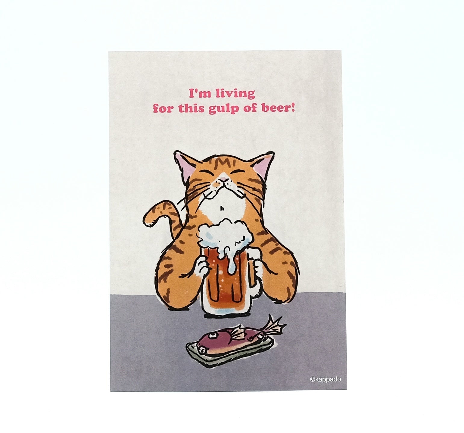 KAPPADO Postcard : Cat Beer