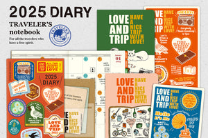 2025 Traveler's Notebook (TRC) - Diary Customize Sticker Set