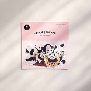 Suatelier - Cereal stickers - 302 Baby panda