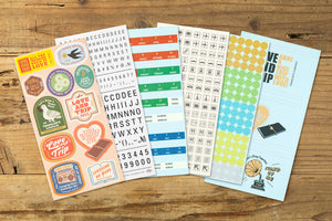 2025 Traveler's Notebook (TRC) - Diary Customize Sticker Set PREORDER