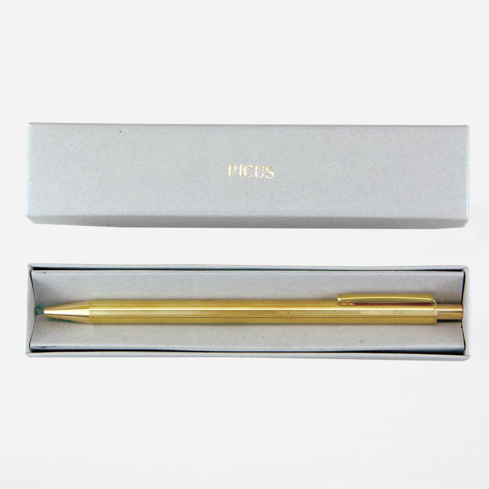 Picus - Brass retractable pen solid brass - NOMADO Store