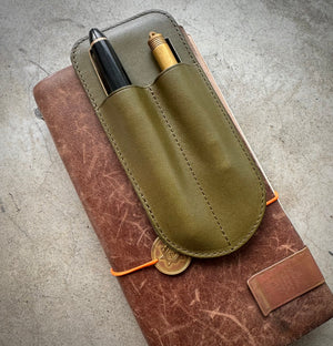 Ateliers Phileas Kumano Pen Holster (green/double)