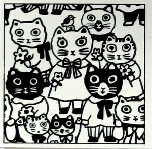 Sanby x Yumi Kitagashi rubber stamp (2 patterns)