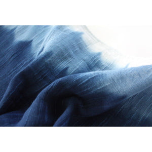 Nagao Orifu natural indigo-dyed scarf (cotton)