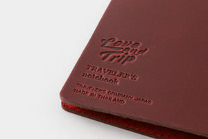 TRAVELER'S notebook LOVE AND TRIP Red (PREORDER)