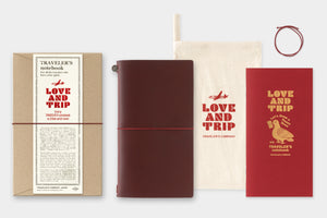 TRAVELER'S notebook LOVE AND TRIP Red (PREORDER)