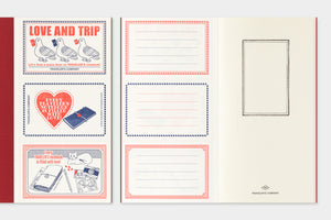 TRAVELER'S notebook Refill LOVE AND TRIP Red Ltd edition (PREORDER)