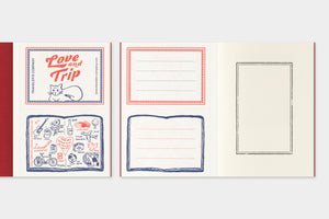 TRAVELER'S notebook Passport Size Refill LOVE AND TRIP Red (PREORDER)