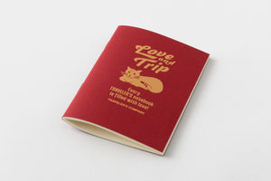 TRAVELER'S notebook Passport Size Refill LOVE AND TRIP Red (PREORDER)