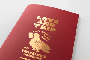 TRAVELER'S notebook Refill LOVE AND TRIP Red Ltd edition (PREORDER)