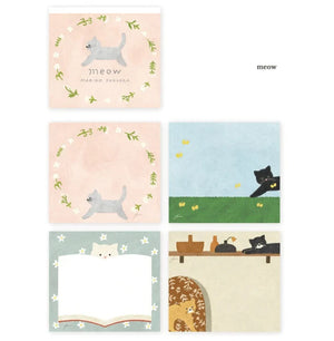 Cozyca - Memo pad - Meow by Mariko Fukuoka