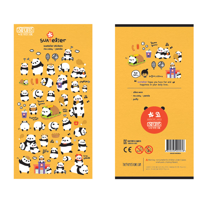 Suatelier stickers - Panda