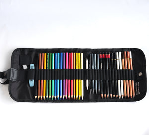 KOH-I-NOOR Polycolor pencils in textile roll up pencil case - Roll Up  Pencil Cases - Coloring Supplies - Live in Colors