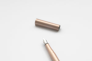 TEN Stationery Origin Fountain Pen (M/F) Rose Gold - NOMADO Store 