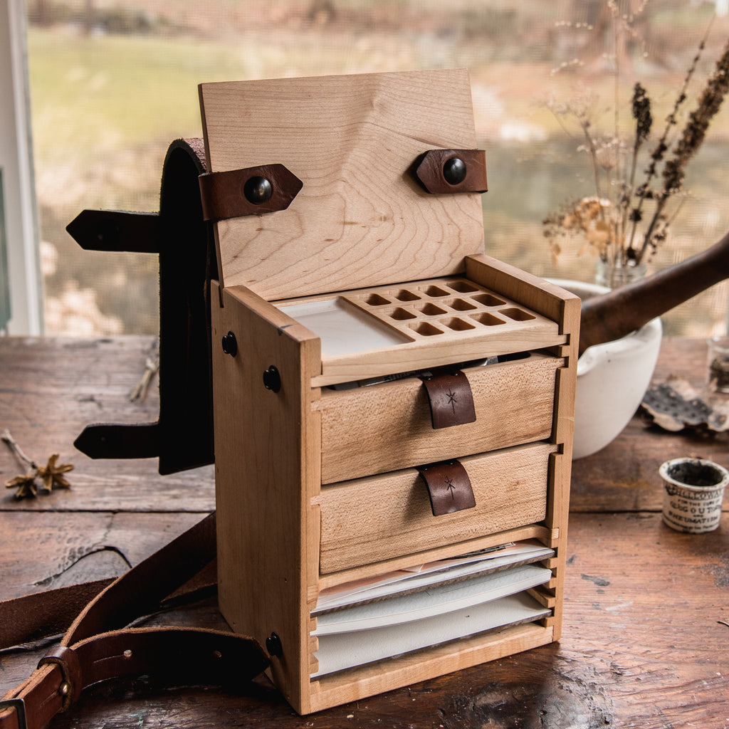 Peg & Awl The Scout Plein Air Box (Maple or Walnut) - NOMADO Store