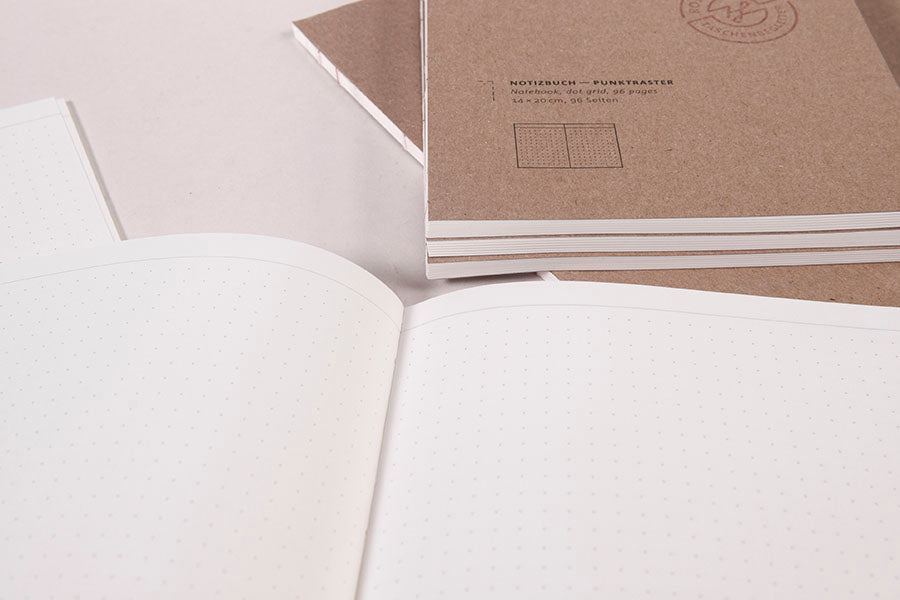 Roterfaden Notebook - A6 - Dotted Grid